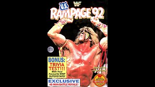 WWF Rampage 1992 VHS (1992) - Coliseum Video