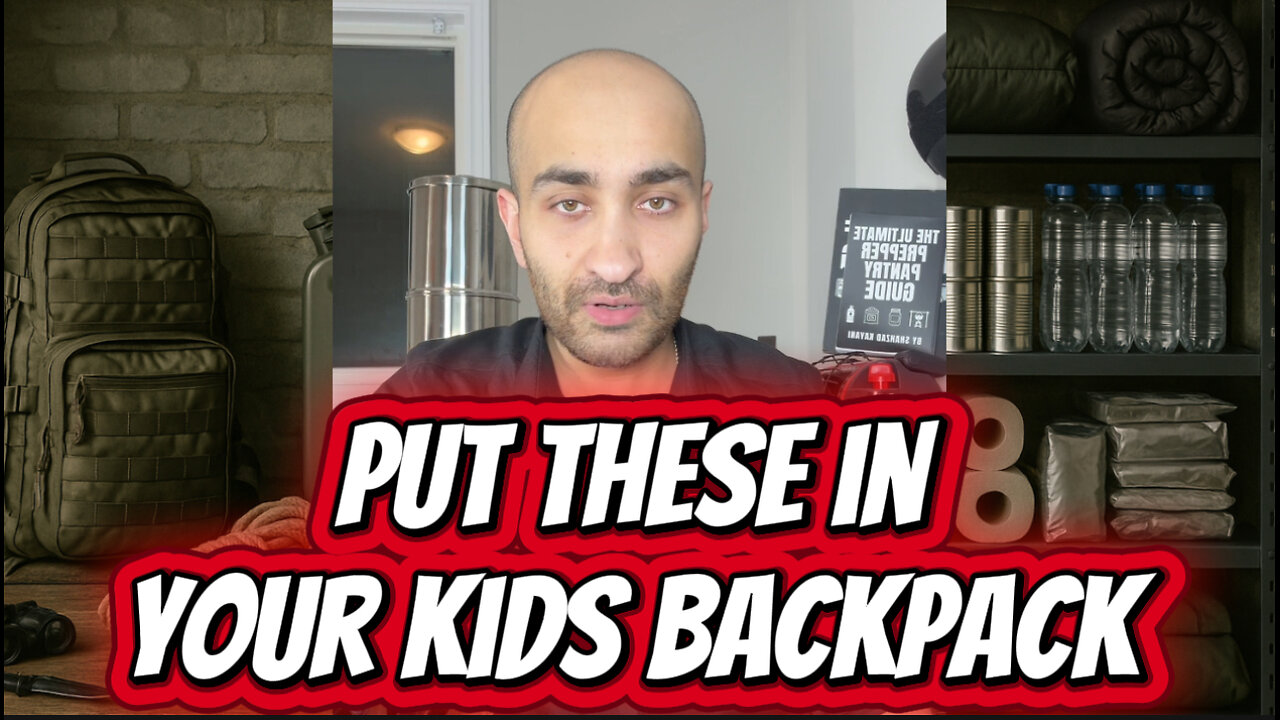 Emergency Items For Your Kids Backpack - School Survival Kit