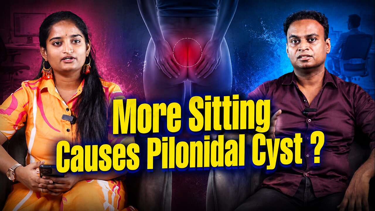 More Sitting Causes Pilonidal Cyst Abscess? Hair Nest Cyst Best Homeopathy Medicine Without Surgery