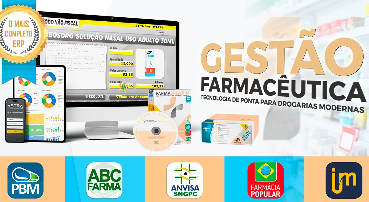 O Melhor sistema para Farmácias de Drogarias 2025 com SNGPC