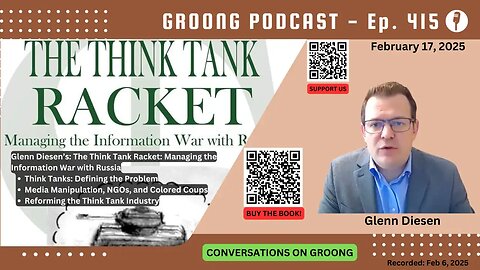 The Think Tank Racket - Prog. Glenn Diesen on Groong Podcast