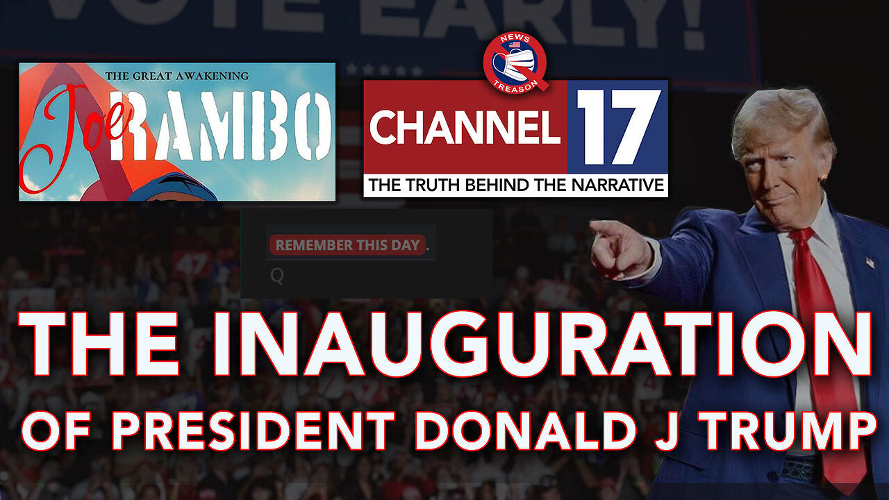 LIVE Trump Inauguration Coverage: Dave, Rambo & Assorted Guests 10am EST 1/20/25
