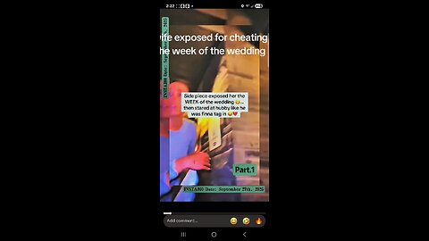 wife exposed for cheating the same week of the wedding