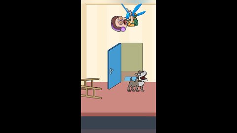 A sudden door swing… a dog ran inside and caused an accident! #shorts