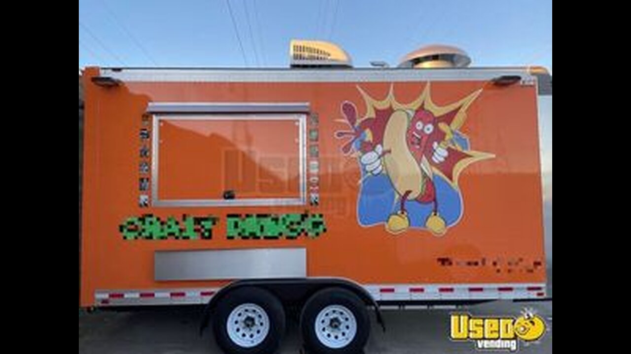 2022 8.5' x 16' Kitchen Food Trailer with Certification and Insignia | Concession Trailer