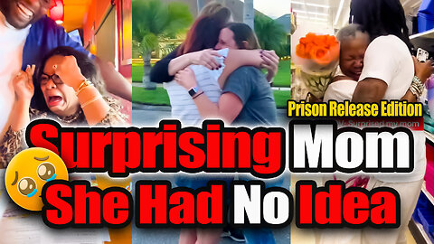 “Emotional Prison Release Reunion — Surprising Mom After Years Apart 🥹❤️”