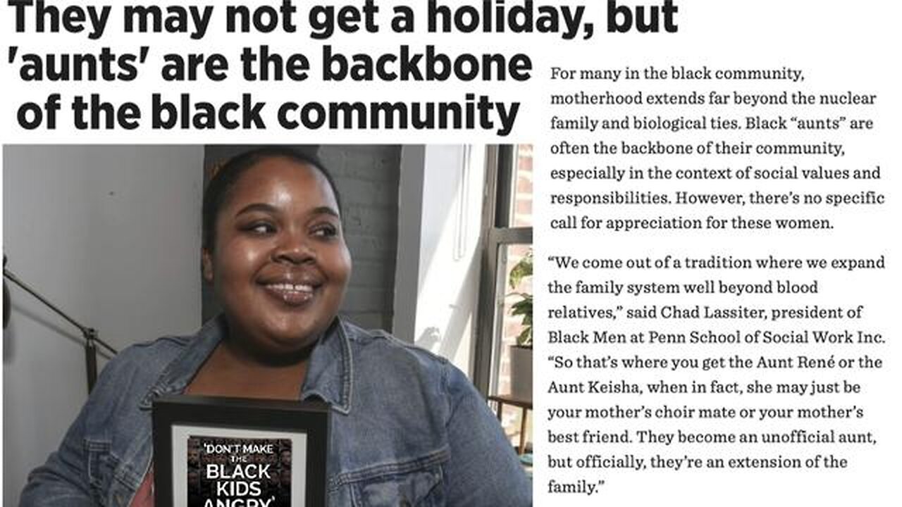 Colin Flaherty: Celebrating Black on White Hostility on Mothers Day - Auntie Maxine