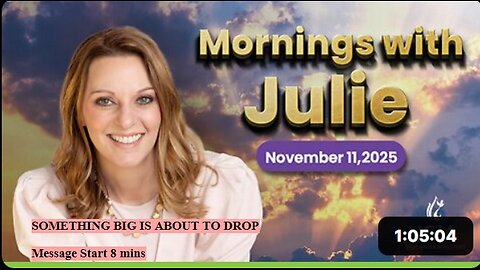 Julie Green subs SOMETHING BIG IS ABOUT TO DROP