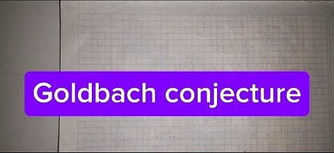 GOLDBACH CONJECTURE