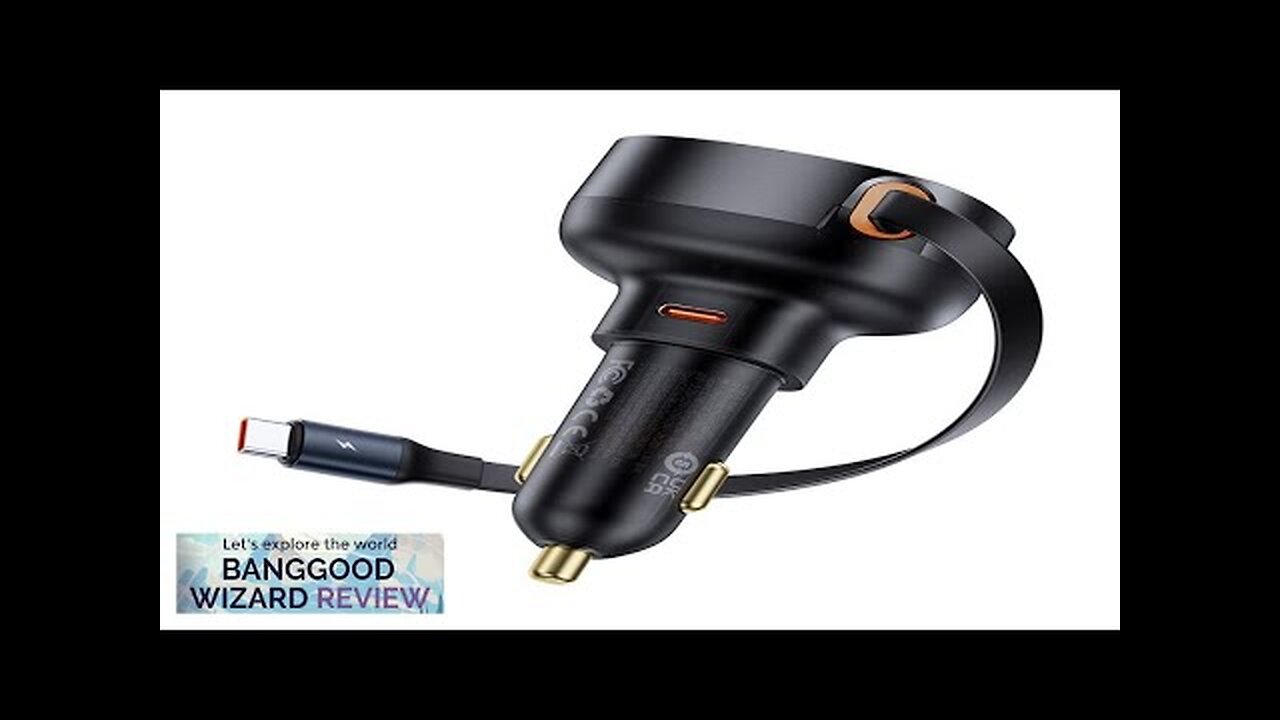 Baseus Enjoyment Pro 60W 1-Port USB Car Charger Built-in Retractable Type-C Cable Review