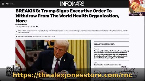 Alex Jones Dissects Some of the Most Significant Executive Orders Issued by President Trump