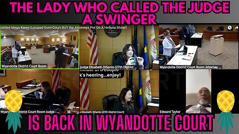 The Lady Who Called The Judge A Swinger Is Back In Court