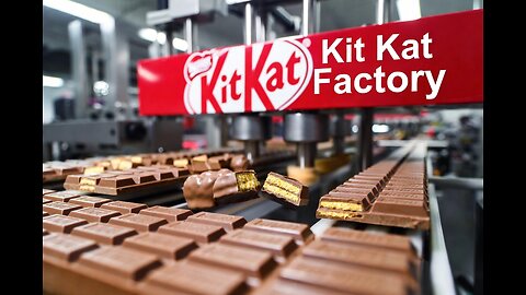 How Kit Kat Chocolate Bars Are Made in Factories | The Fascinating Process Behind Your Favorite Tret