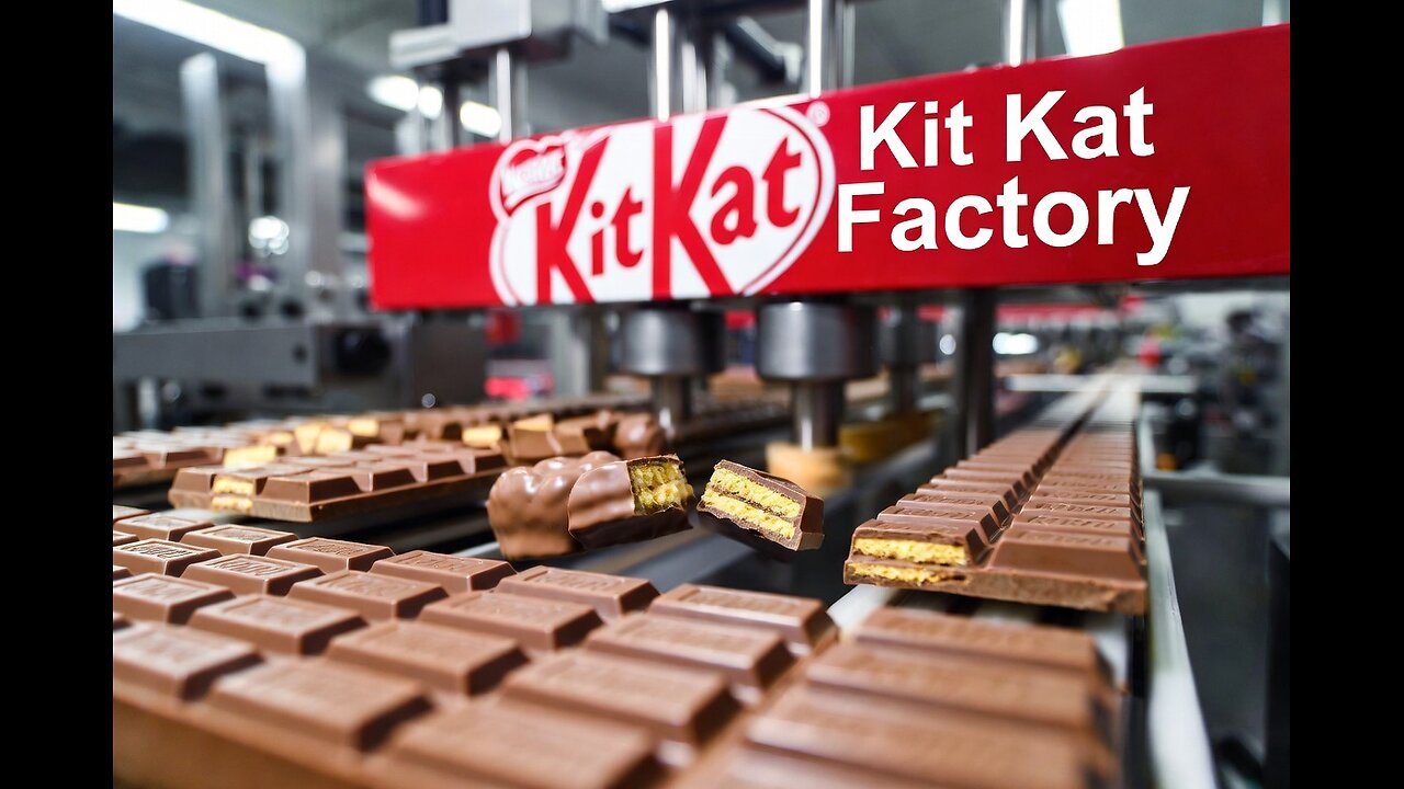 How Kit Kat Chocolate Bars Are Made in Factories | The Fascinating Process Behind Your Favorite Tret