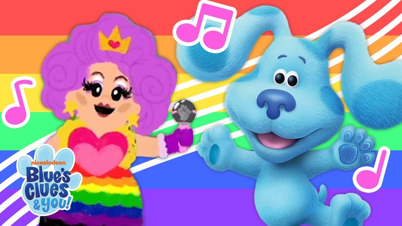 On YouTube Kids: Blues Clues & You Episode Features Pride Parade, Drag Queen Singing About Gender