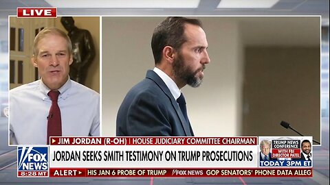 Rep Jim Jordan Calls Out Jack Smith: If Trump Cases Weren't Political Answer These Questions
			