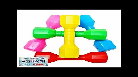 2Pcs/Set Early Education Dumbbells Fitness Equipment Gift Kindergarten PE Exercise Dumbbells Review