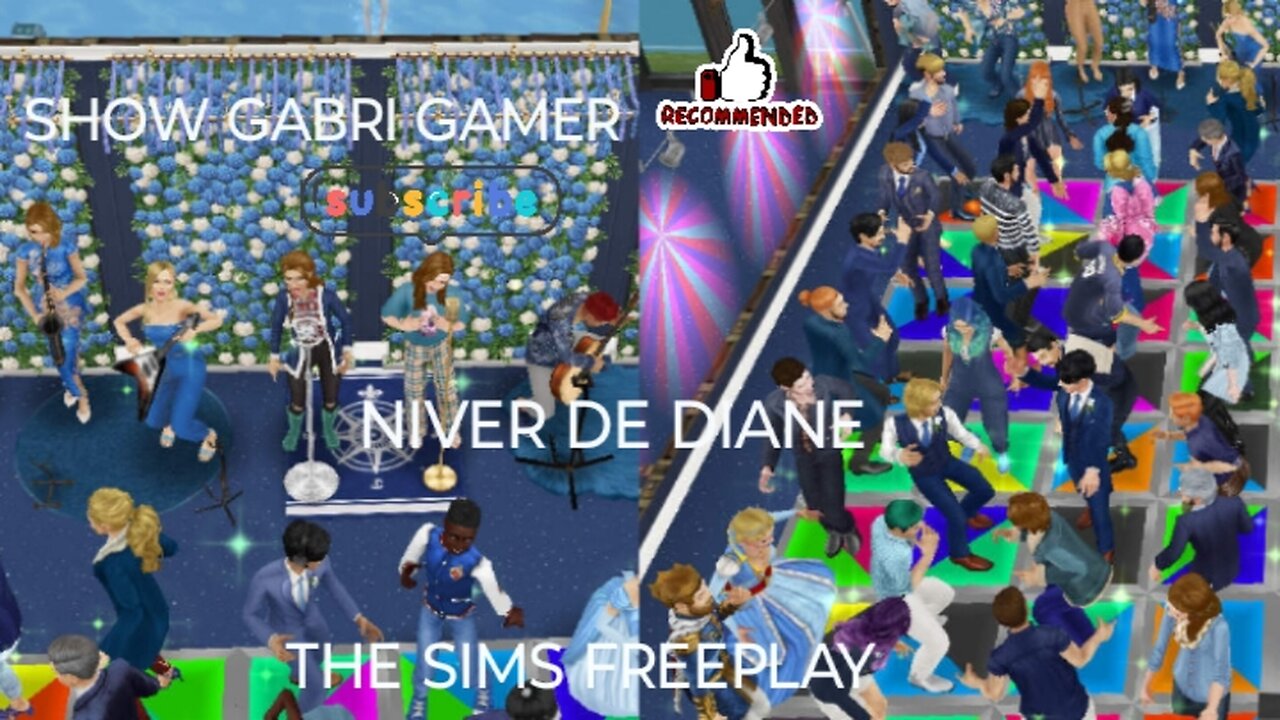 SHOW GABRI GAMER DIANE'S THEME THE SIMS FREEPLAY