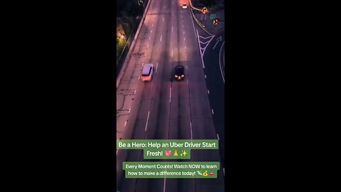 🚗✨ **Help an Uber Hero Get Back on the Road!** ✨🚗