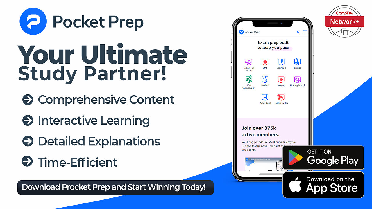CompTIA Network+ Exam Success: Pocket Prep CompTIA Network Plus