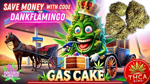 Fueled Up on Gas Cake from THCA King! Mrs Dank Flamingo Review!!