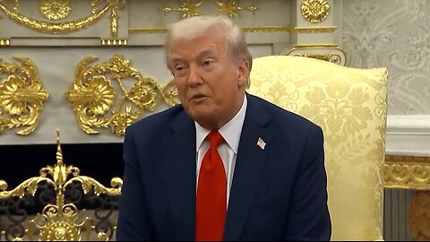 Trump REACTS to Question About Nobel Peace Prize