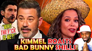 Jimmy Kimmel MOCKS Bad Bunny SHILLS!
