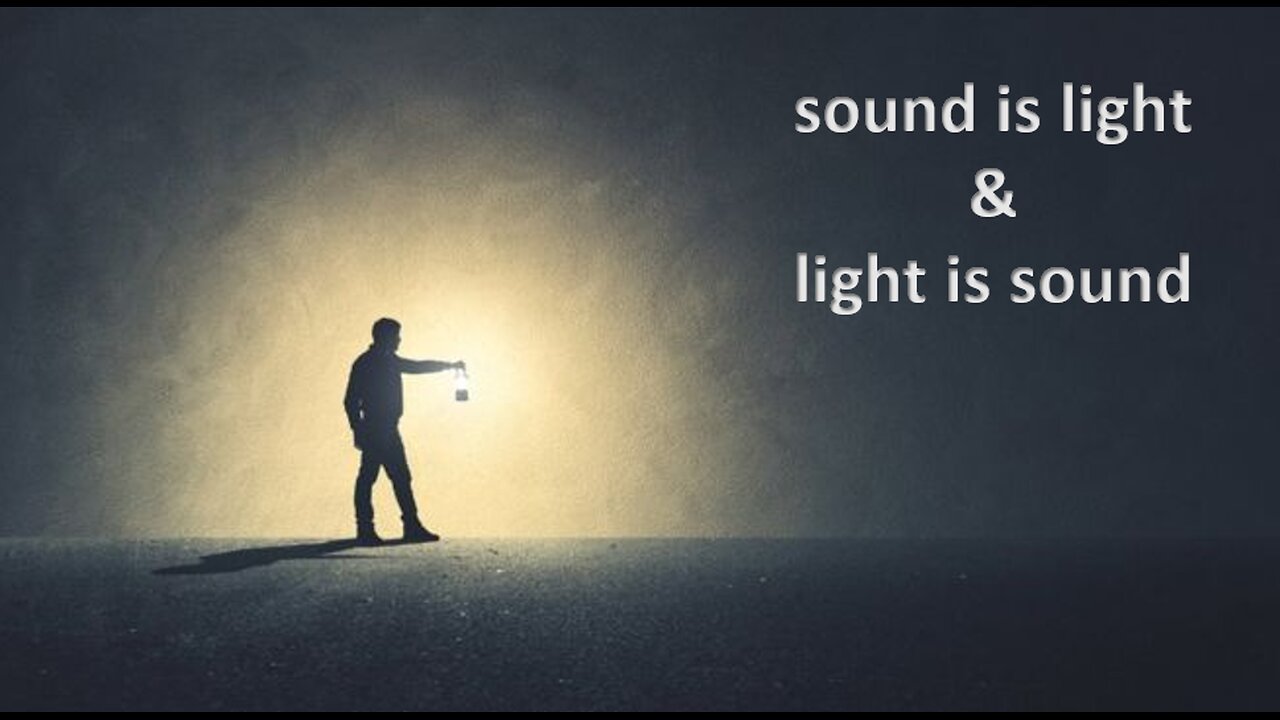 Light and sound are the same