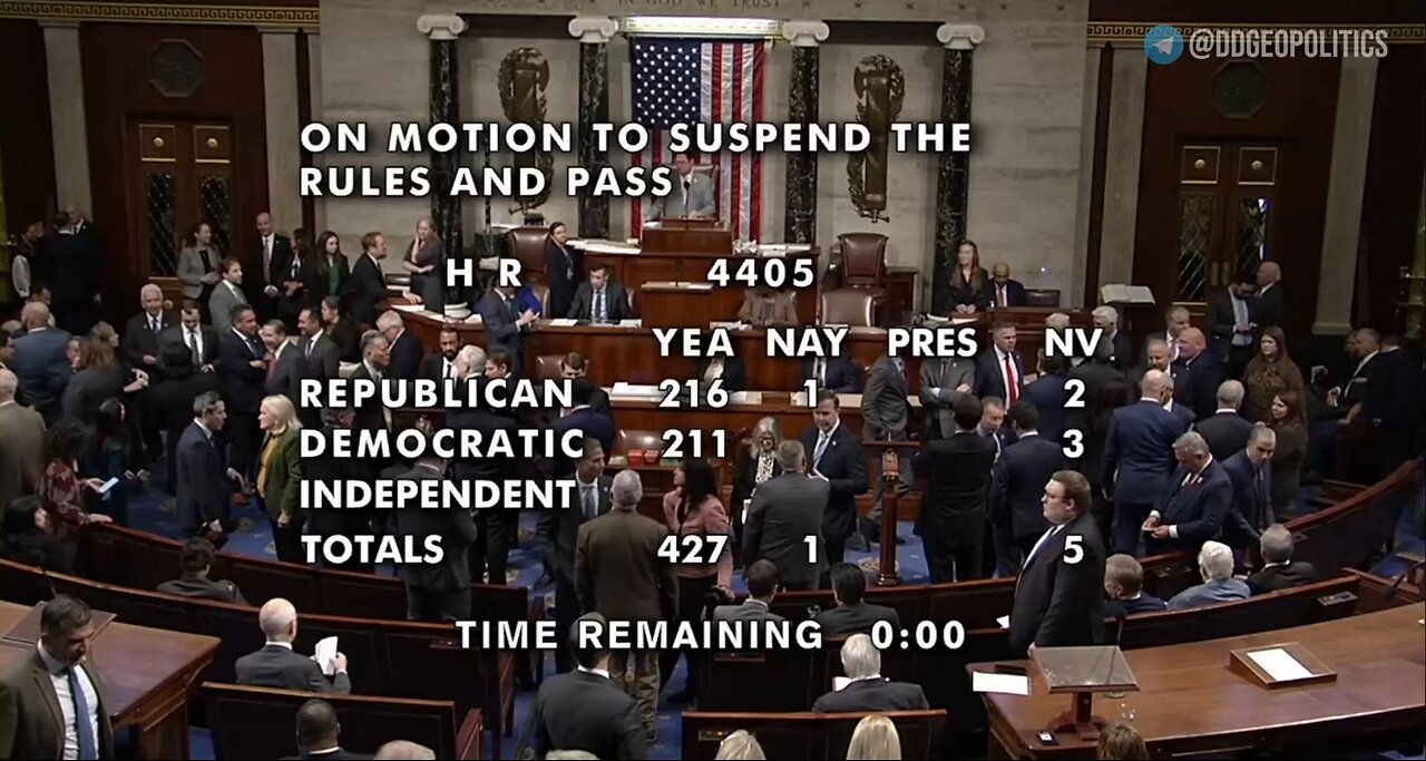 House Vote 427-1