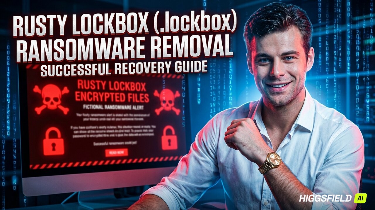 || SOLVED ✅🔘|| Rusty Lockbox (.lockbox) ransomware virus - removal and decryption