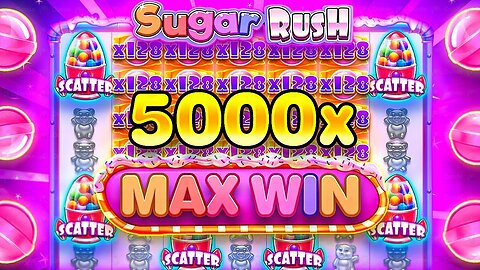 MAX WIN On SUGAR RUSH!! (INSANE 5000X)