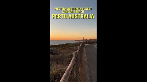 Exploring Perth Australia: Western Australia Sunset at Mindarie Beach 🇦🇺