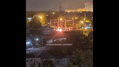Belgorod, at least three hits on the Luch substation! 