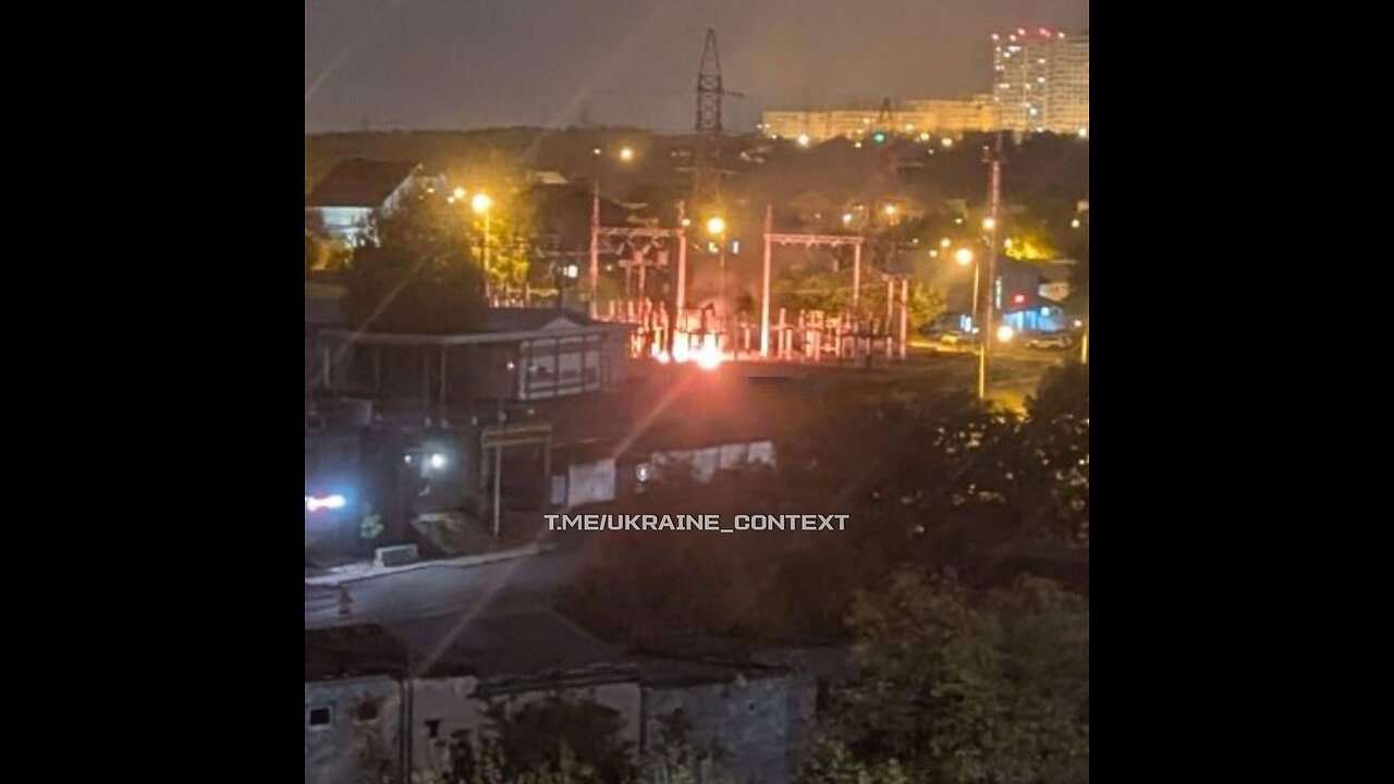 Belgorod, at least three hits on the Luch substation!