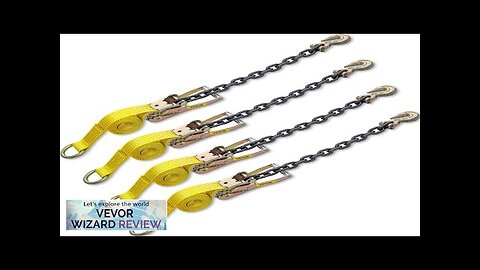 VEVOR Ratchet Tie Down Straps 2'' x 9.8' Heavy Duty Ratchet Straps Review