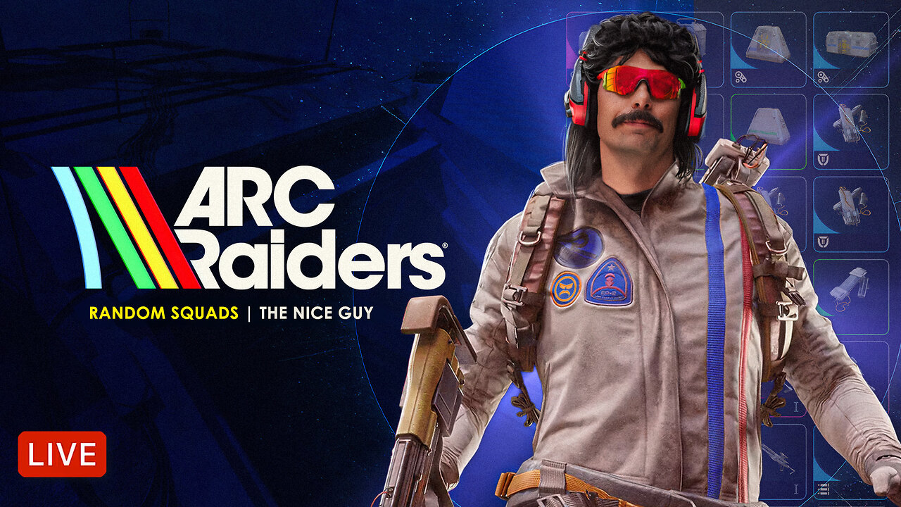 🔴LIVE - DR DISRESPECT - ARC RAIDERS - RANDOM SQUADS