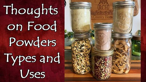 Food Powders Types and Uses