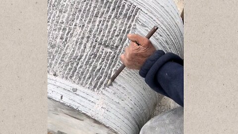 The process of carving stone #crafts