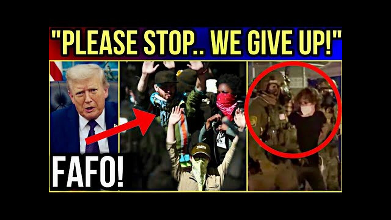 ANTIFA Unexpectedly SURRENDERS After TROOPS Move in to TAKE BACK PORTLAND!!!