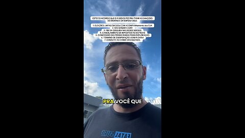 ESTE É O ACORDO QUE O 9 DEDOS FEZ PRA TIRAR AS SANÇÕES DO MORAIS E DA ESPOSA DELE: