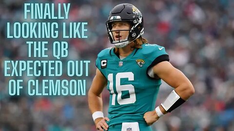 It took some time, but perhaps Trevor Lawrence is finally finding his way