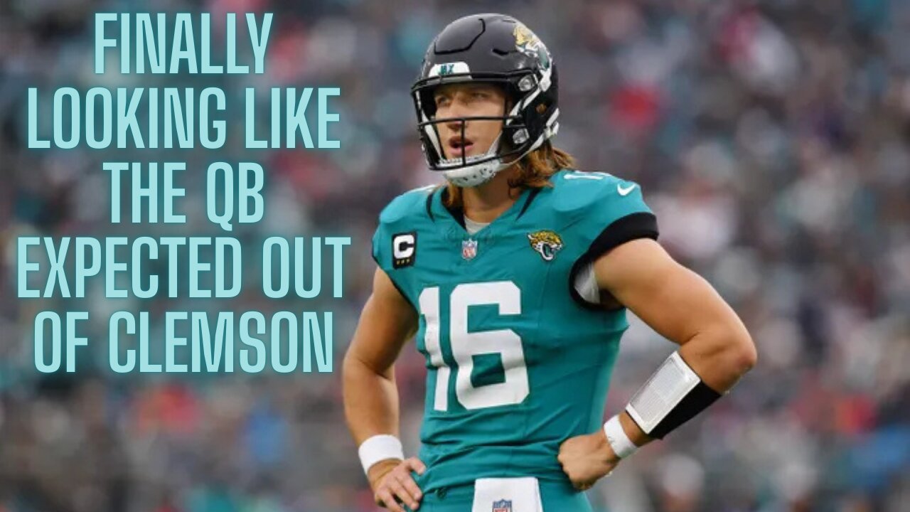 It took some time, but perhaps Trevor Lawrence is finally finding his way