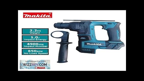 Makita HR140D Cordless Electric Hammer 18V Lithium Battery Brushless Hammer Wireless Drills Review