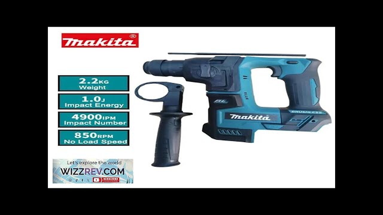 Makita HR140D Cordless Electric Hammer 18V Lithium Battery Brushless Hammer Wireless Drills Review