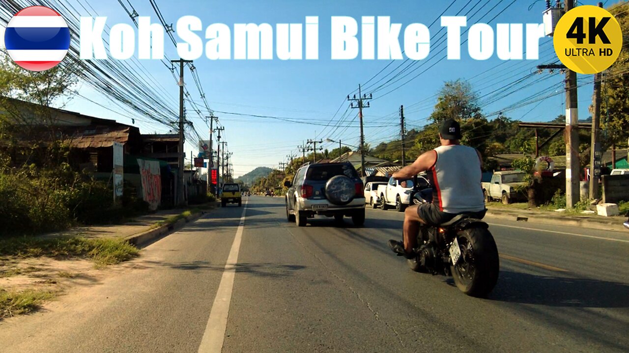 4K The Great Scooter Ride around Koh Samui, THAILAND 🇹🇭