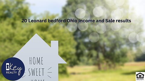 20 Leonard bedford Ohio Income and Sale results