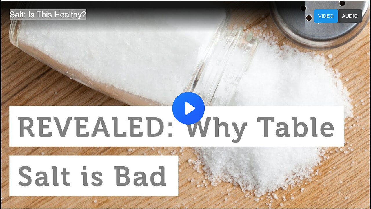 Salt: Is This Healthy?