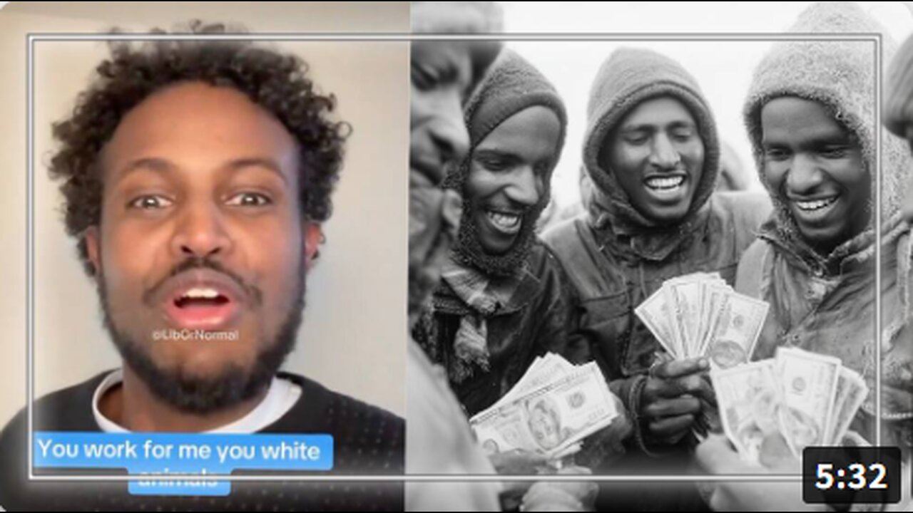 VIDEO: Somali Tells American Whites That “You Are Our Slaves, Pay Your Taxes So I Don’t Have to Work or I Will Put You in Chains!”
