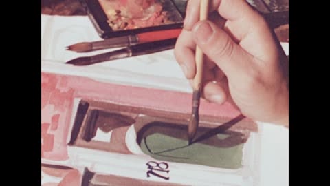 Dong Kingman Paints A Watercolor - Dong Kingman Paints A Watercolor - h-hf-85-r2