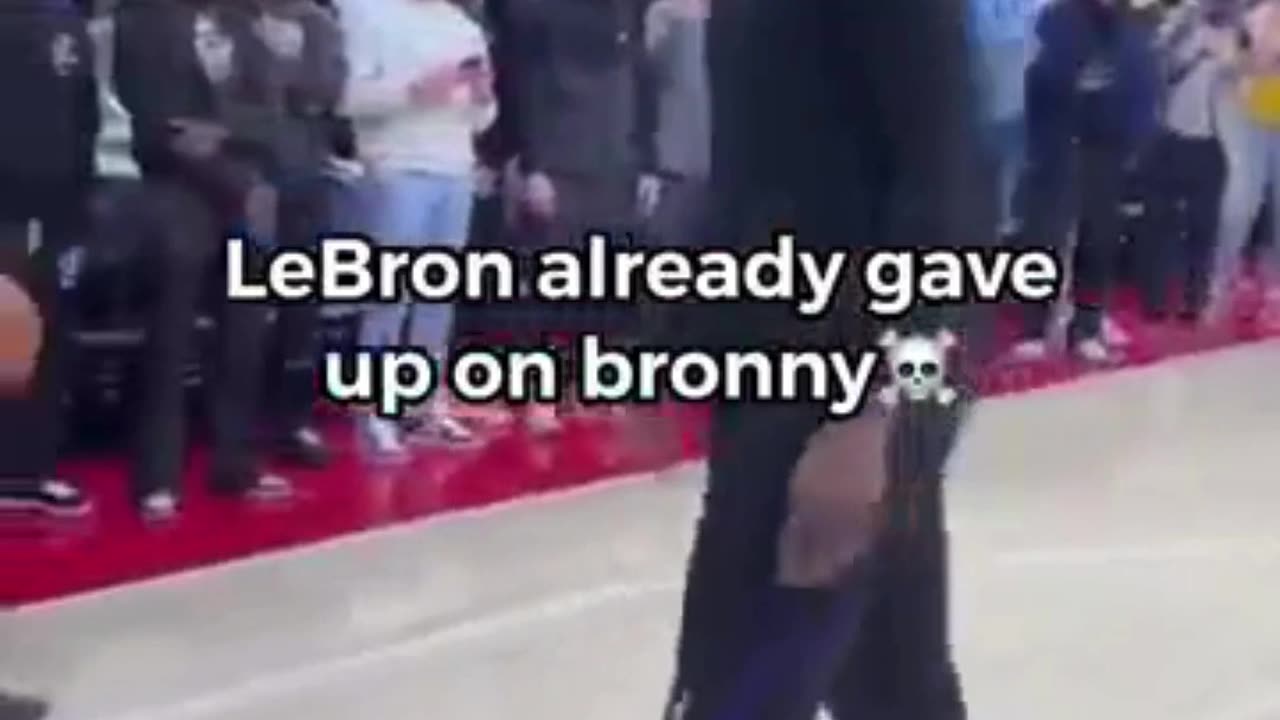 LeBron Gave Up On Bronny Already